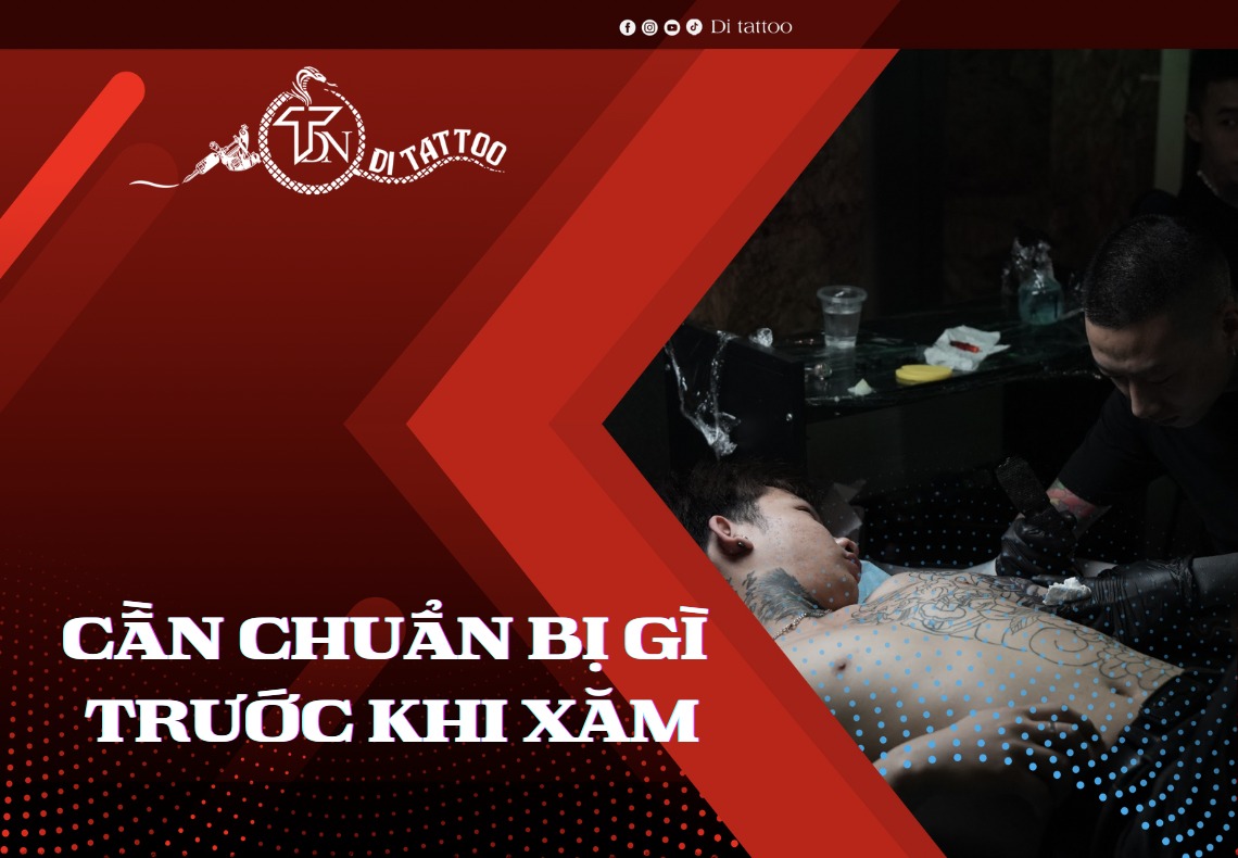 Chuẩn bị gì trước khi xăm
