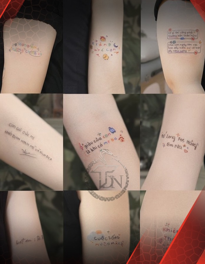 hình xăm mini tại Dị Tattoo