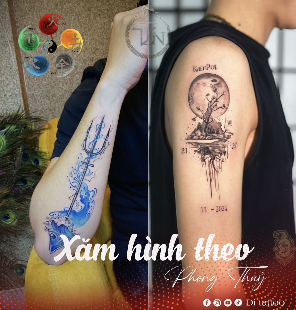 Xăm hình theo phong thuỷ