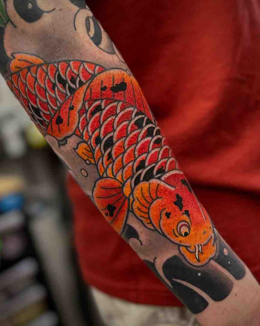 Hình xăm cá chép Koi - Ý nghĩa hình xăm cá chép